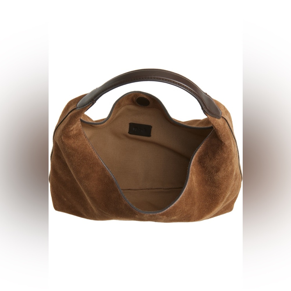 NWT Madewell The Mylie Suede Shoulder Bag in Light Umber - Picture 5 of 10